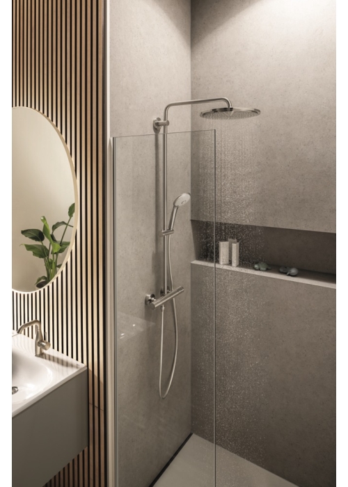 Душевая система с термостатом для настенного монтажа Grohe Euphoria System 310 (26075DC0) Сталь