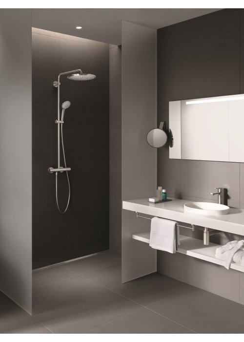 Душевая система с термостатом для настенного монтажа Grohe Euphoria System 310 (26075DC0) Сталь