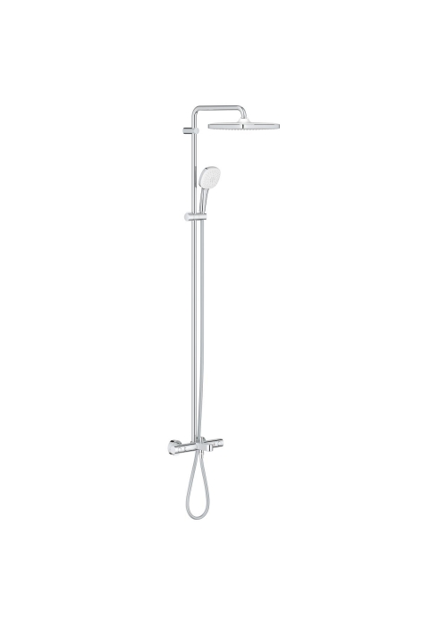 Душевая система настенного монтажу з термостатом для ванни Grohe Tempesta System 250 Cube (26691001)
