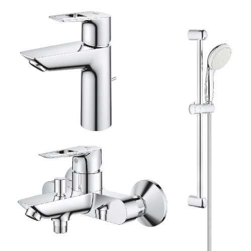 Набор смесителей Grohe BauLoop New 3 в 1 для ванной (UA123215M0)