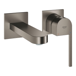 Смеситель для раковины Grohe Plus на 2 отверстия, M-Size (29303AL3) Графит матовый