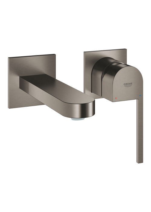 Смеситель для раковины Grohe Plus на 2 отверстия, M-Size (29303AL3) Графит матовый