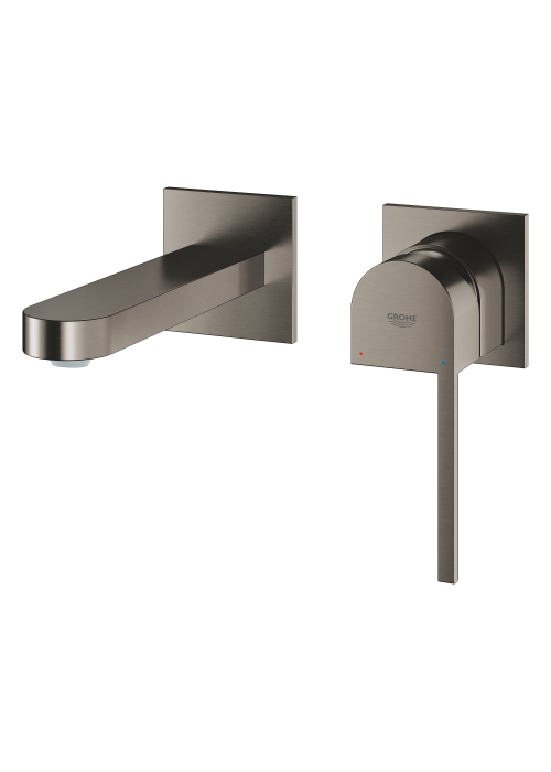 Смеситель для раковины Grohe Plus на 2 отверстия, M-Size (29303AL3) Графит матовый