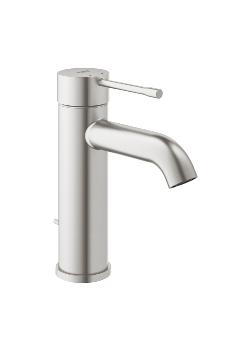 Одноважільний змішувач для раковини Grohe Essence S-Size (24171DC1) Сталь