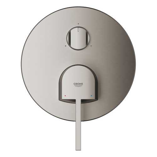 Однорычажный смеситель Grohe Plus с переключателем на 3 положения (24093AL3) Графит матовый