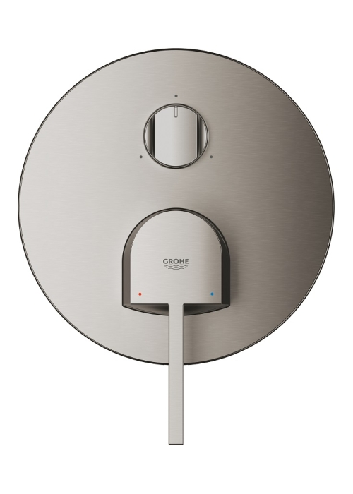 Змішувач одноважільний Grohe Plus з перемикачем на 3 положення (24093AL3) Графіт матовий
