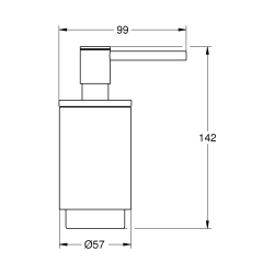 Дозатор рідкого мила Grohe Selection (41218KF0)