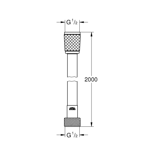 Душовий шланг Grohe Relexaflex 2000мм (28155002)