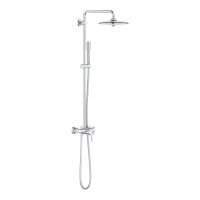 Душова система з одноважільним змішувачем настінного монтажу Grohe Euphoria Concetto System 260 (23061003)