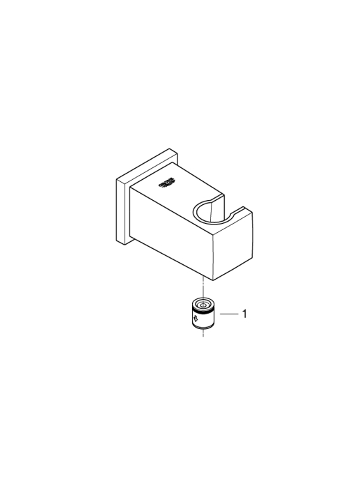 Підключення душового шлангу Grohe Euphoria Cube (26370AL0)