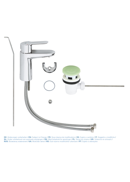 Однорычажный смеситель для раковины Grohe BauEdge S-Size (23328000)
