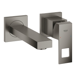 Смеситель для раковины Grohe Eurocube на 2 отверстия S-Size (19895AL0) Графит матовый