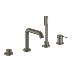 Одноважільний змішувач для ванни на 4 отвори Grohe Essence (25251AL1) Графіт матовий