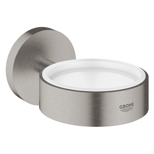 Тримач для склянки або мильниці Grohe Essentials (40369DC1) Сталь