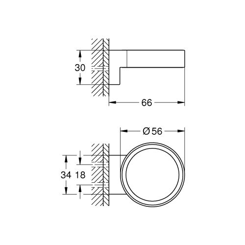 Тримач для дозатора рідкого мила Grohe Selection (41217KF0)