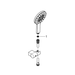 Душовий набір Grohe Rainshower Smartactive 130 3 режими струменю (26580LS0)