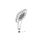 Ручной душ Grohe Rainshower SmartActive Cube 130 3 режима струи (26582LS0)