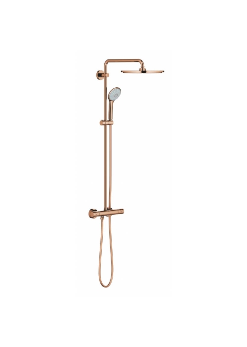 Душова система з термостатом для настінного монтажу Grohe Euphoria System 310 (26075DA0) Бронза