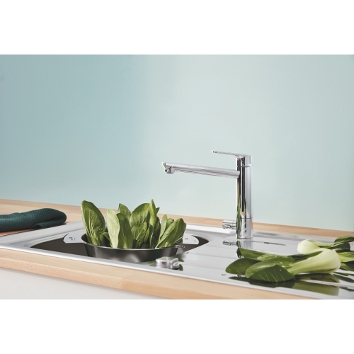 Одноважільний змішувач для мийки Grohe BauLoop (31713000)
