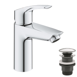 Однорычажный смеситель для раковины Grohe Eurosmart New S-Size с термостатической защитой (23988003)