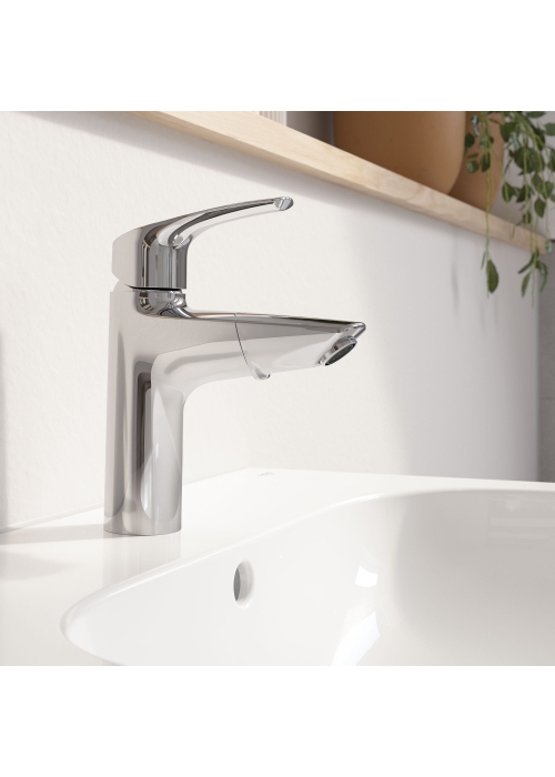 Однорычажный смеситель с выдвижным изливом для раковины Grohe Eurosmart New (23991003)