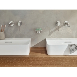 Смеситель для раковины Grohe Essence на 2 отверстия L-Size (29193DC1) Сталь