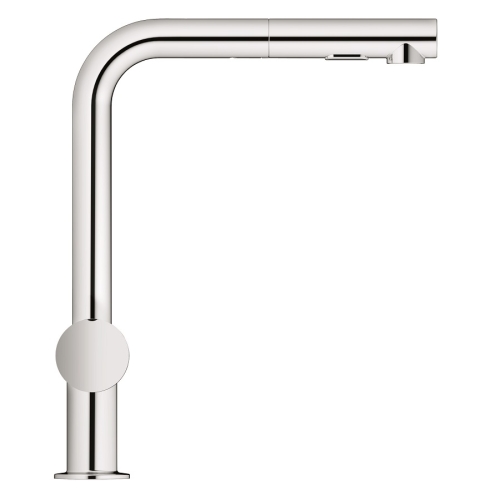Одноважільний змішувач для мийки з вентилем Grohe Minta (31558000)