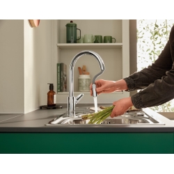 Одноважільний змішувач для мийки Grohe BauCurve (30547000)