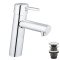 Одноважільний змішувач для раковини Grohe Concetto M-Size + нажимний донний клапан (23932001)