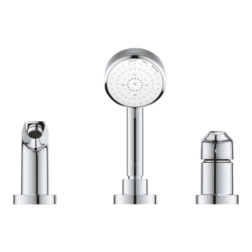 Одноважільний змішувач на ванну на 3 отвори grohe BauEdge New (2511710A)