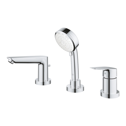 Одноважільний змішувач на ванну на 3 отвори grohe BauEdge New (2511710A)