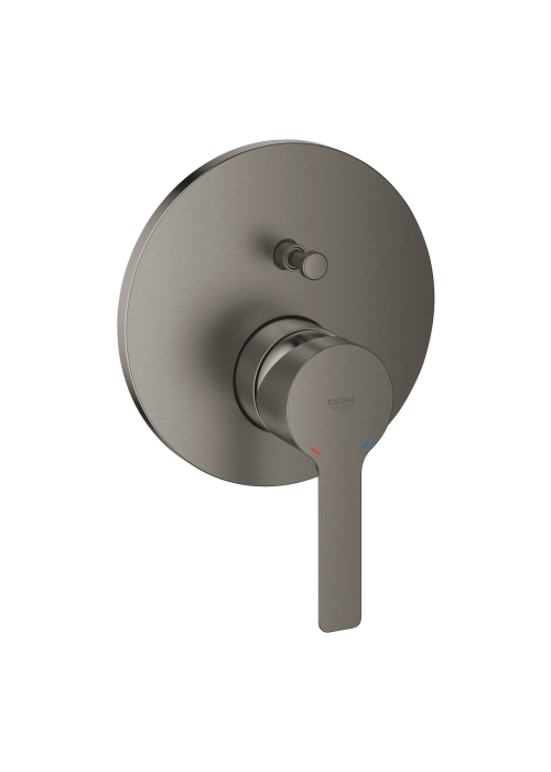 Одноважільний змішувач Grohe Lineare на 2 виходи (24064AL1) Графіт матовий