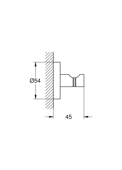 Гачок для банного халата Grohe Essentials (40364DC1)
