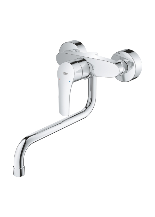 Одноважільний змішувач для мийки Grohe Eurosmart (32224003)