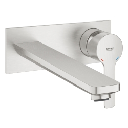 Смеситель для раковины Grohe Lineare на 2 отверстия L-Size (23444DC1) Сталь