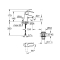Однорычажный смеситель для раковины Grohe Eurosmart S-Size + нажимной донный клапан (23924002)