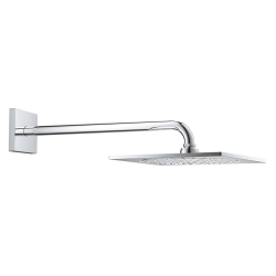 Верхній душ Grohe Rainshower F-Series 10 з кронштейном 422 мм, 1 режим струменю (26259000)