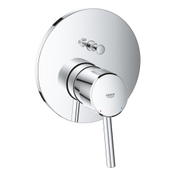 Однорычажный смеситель Grohe Concetto на 2 выхода (24054001)
