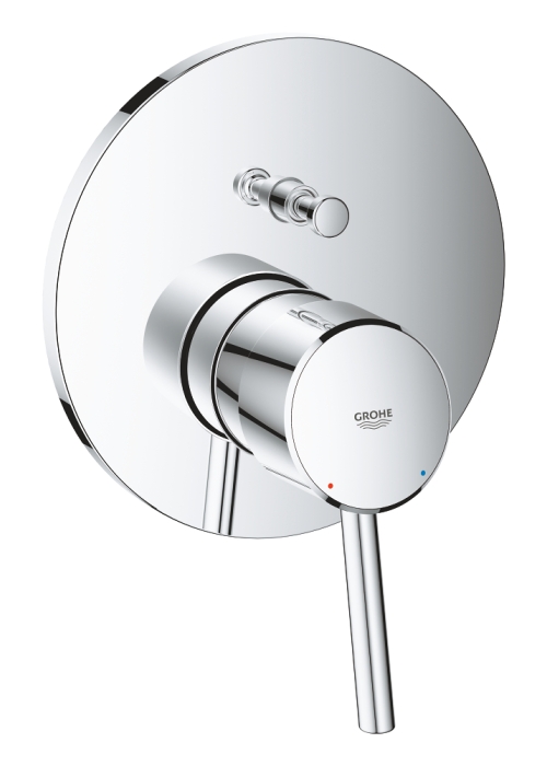 Однорычажный смеситель Grohe Concetto на 2 выхода (24054001)