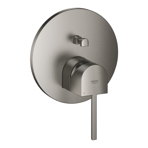 Однорычажный смеситель Grohe Plus с переключателем на 2 положения (24060AL3) Графит матовый