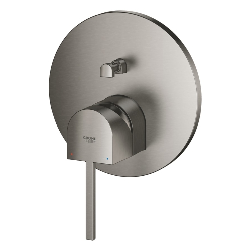 Однорычажный смеситель Grohe Plus с переключателем на 2 положения (24060AL3) Графит матовый