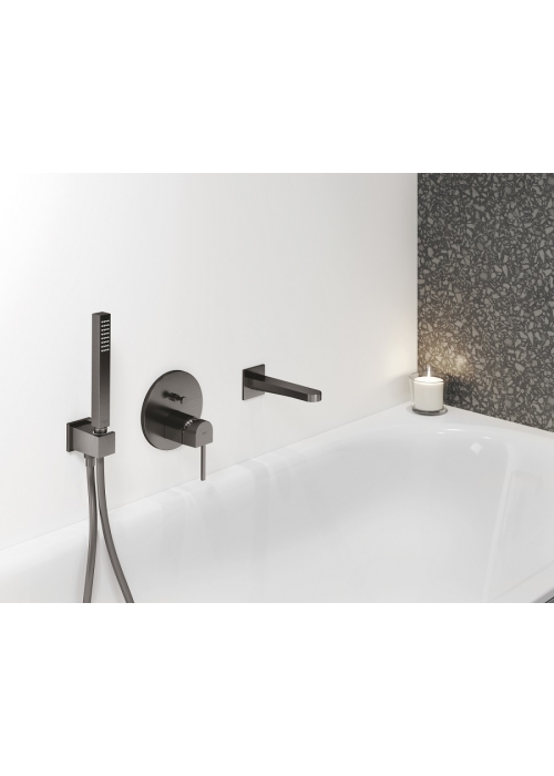 Змішувач одноважільний Grohe Plus з перемикачем на 2 положення (24060AL3) Графіт матовий