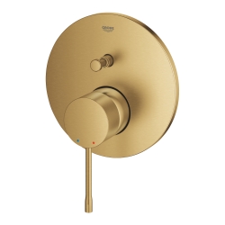 Одноважільний змішувач на 2 виходи Grohe Essence (24167GN1) Золото матове