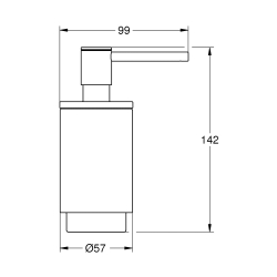 Дозатор рідкого мила Grohe Selection (41028GL0)