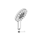 Ручной душ Grohe Rainshower Smartactive 150 3 режима струи (26590000)