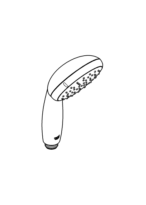 Ручной душ Grohe QuickFix Vitalio Start 100 1 режим струи (27941000)