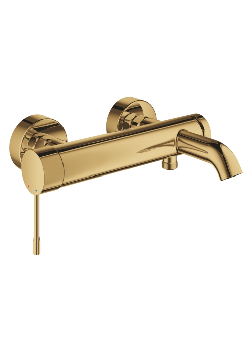 Однорычажный смеситель для ванны Grohe Essence (25250GL1) Золото
