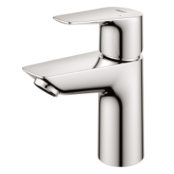 Однорычажный смеситель для раковины Grohe BauEdge New S-Size + нажимной донный клапан (23895001)