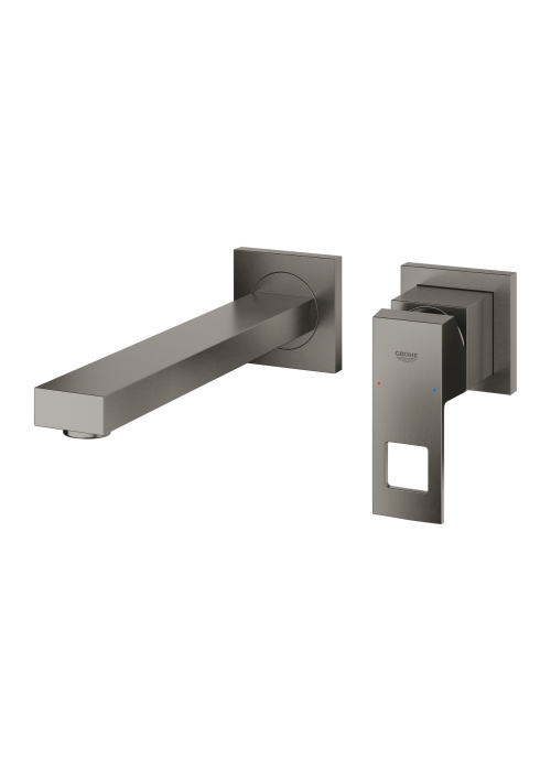 Смеситель для раковины Grohe Eurocube на 2 отверстия M-Size (23447AL0) Графит матовый