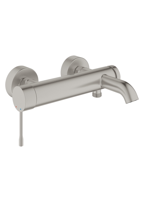 Однорычажный смеситель для ванны Grohe Essence (25250DC1) Сталь